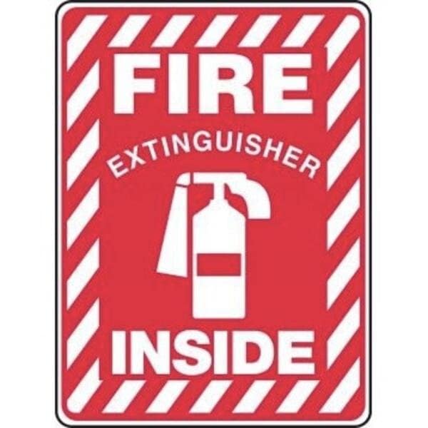 Accuform SAFETY SIGN FIRE EXTINGUISHER INSIDE MFXG519XV - main